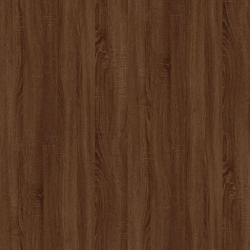 vidaXL barna tölgyszínű szerelt fa kisasztal 40x40x35 cm