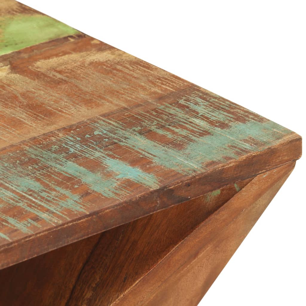 vidaXL tömör újrahasznosított fa kisasztal 35 x 35 x 55 cm