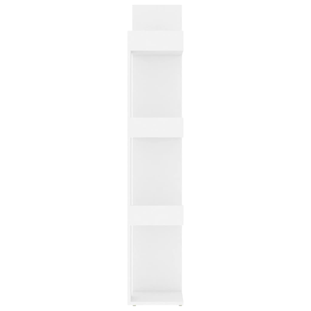 vidaXL fehér forgácslap könyvszekrény 86 x 25,5 x 140 cm