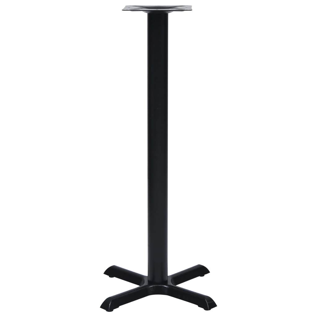 vidaXL fekete öntöttvas bisztróasztalláb 56 x 56 x 107 cm