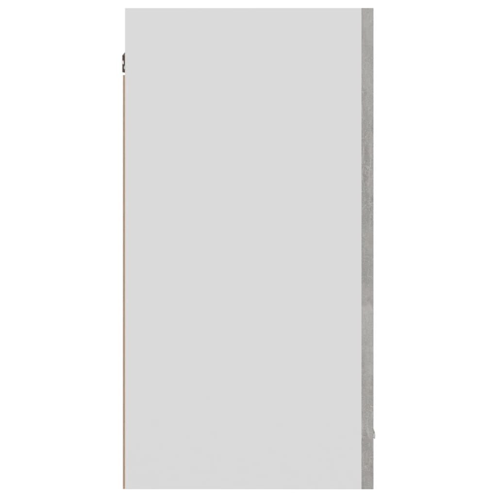 vidaXL betonszürke forgácslap függő szekrény 80 x 31 x 60 cm