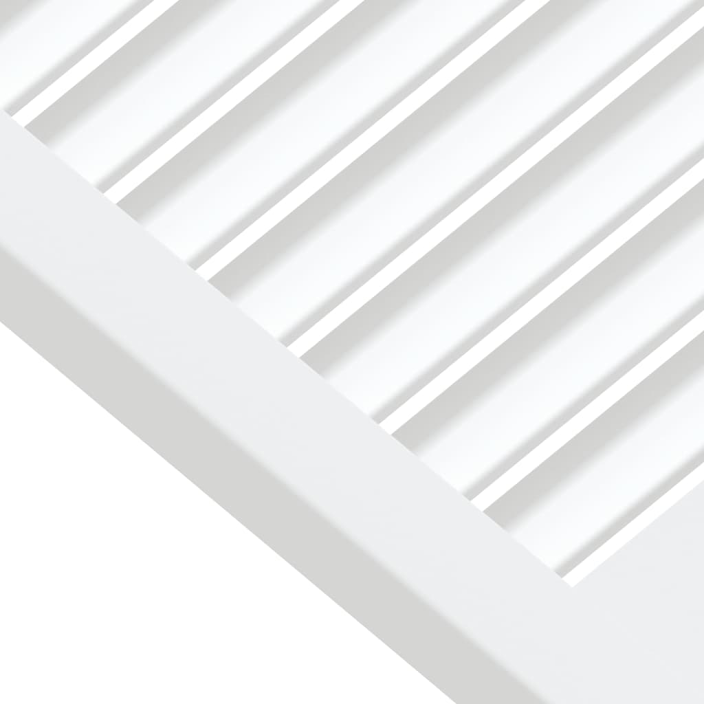 vidaXL fehér tömör fenyőfa lamellás szekrényajtó 61,5 x 59,4 cm
