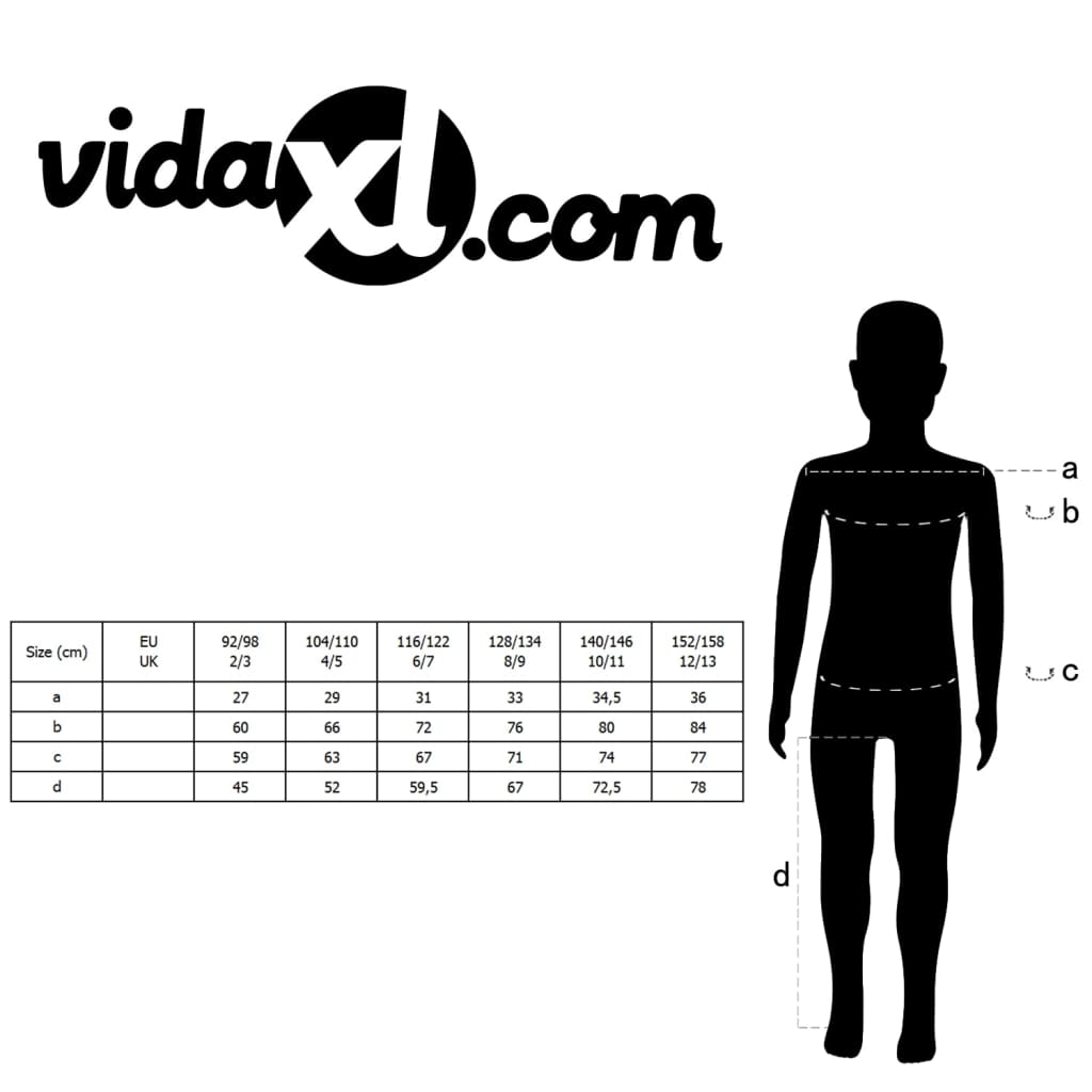 vidaXL 3-részes sötétkék gyereköltöny 128/134-es méretben