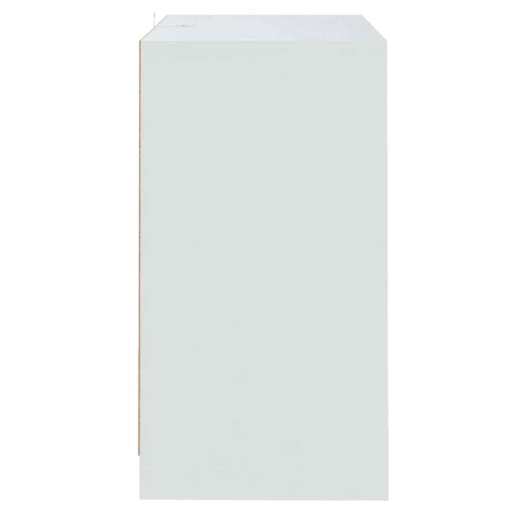 vidaXL 2 db fehér forgácslap tálalószekrény 70 x 41 x 75 cm