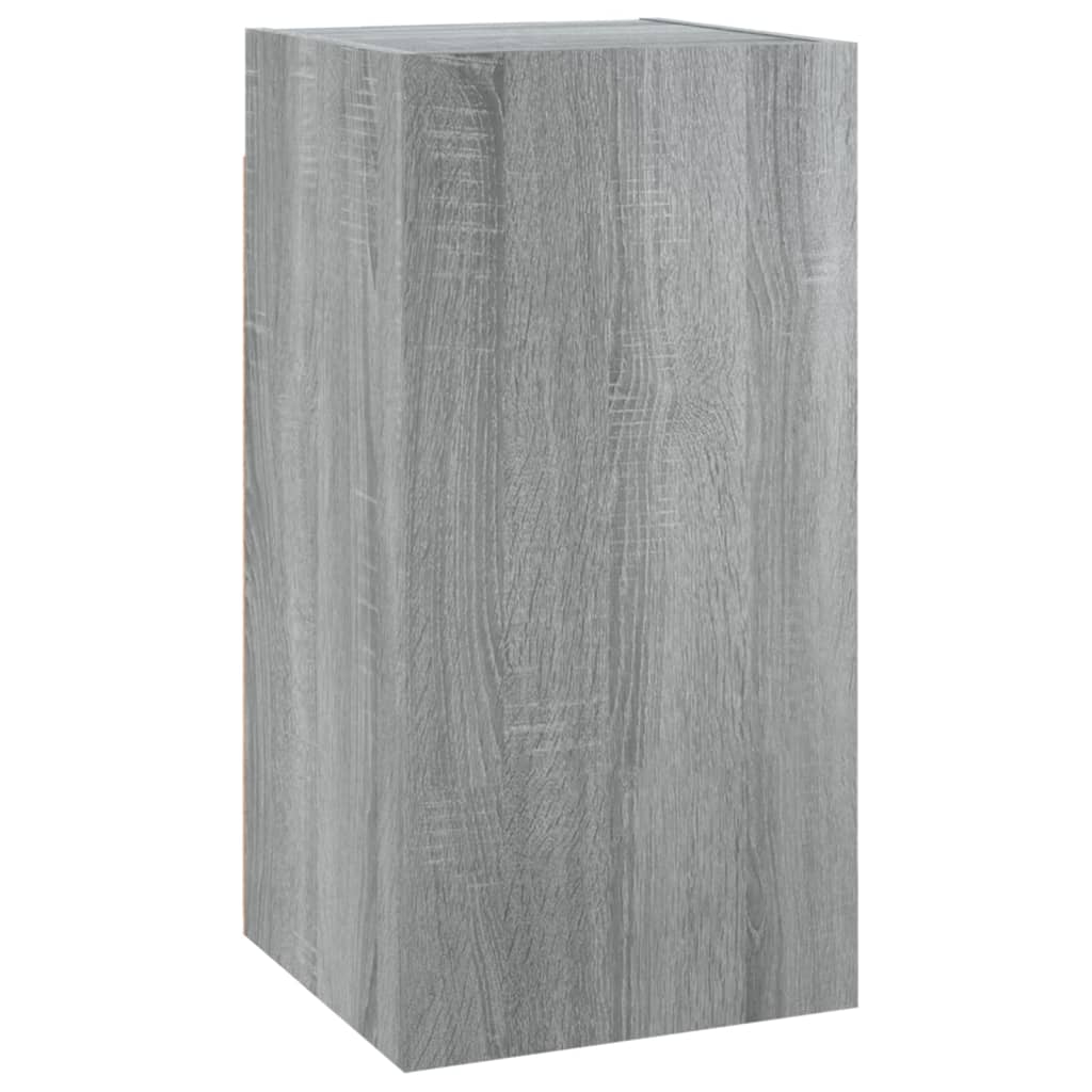 vidaXL szürke sonoma színű szerelt fa TV-szekrény 30,5 x 30 x 60 cm