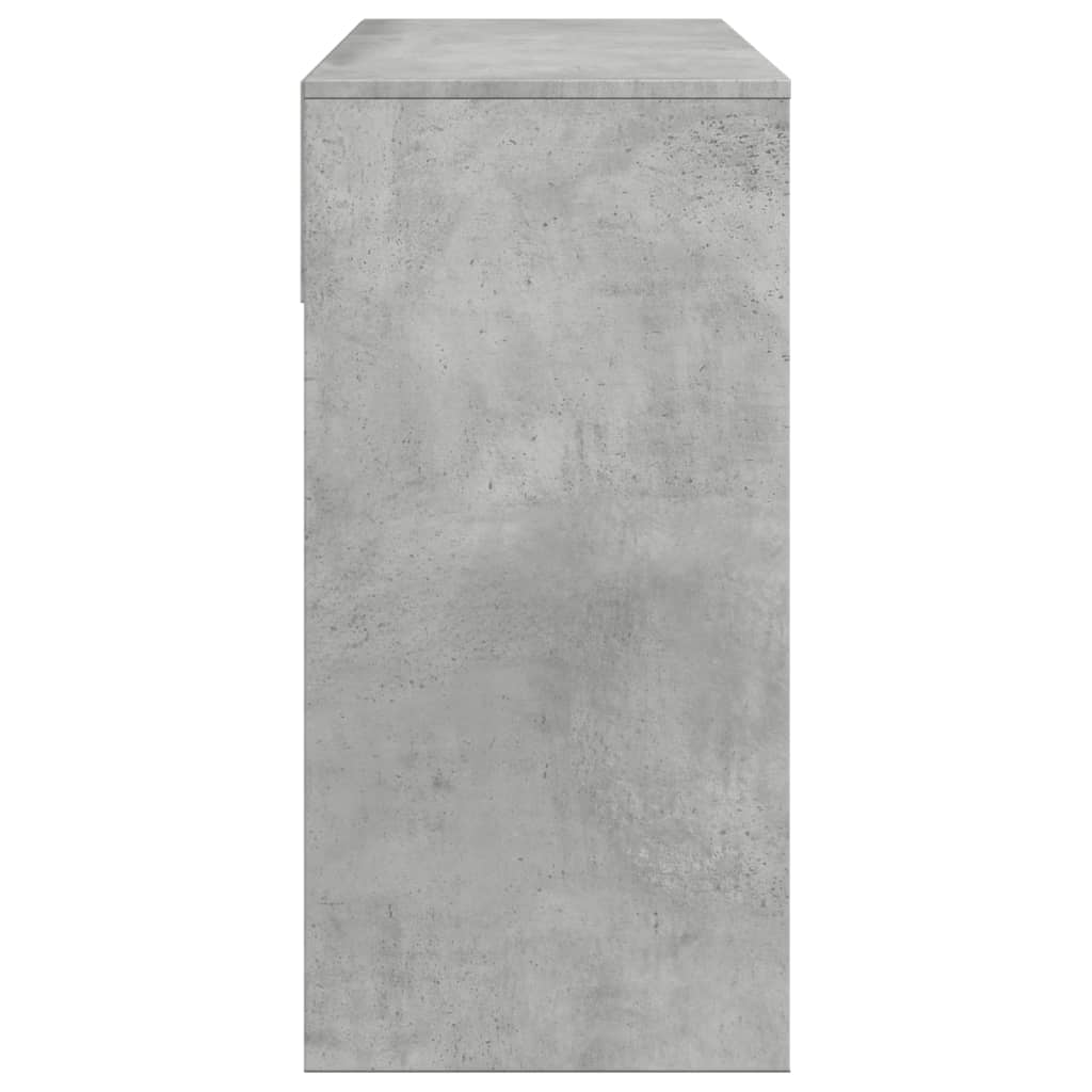 vidaXL betonszürke fésülködőasztal tükörrel 80x39x80 cm
