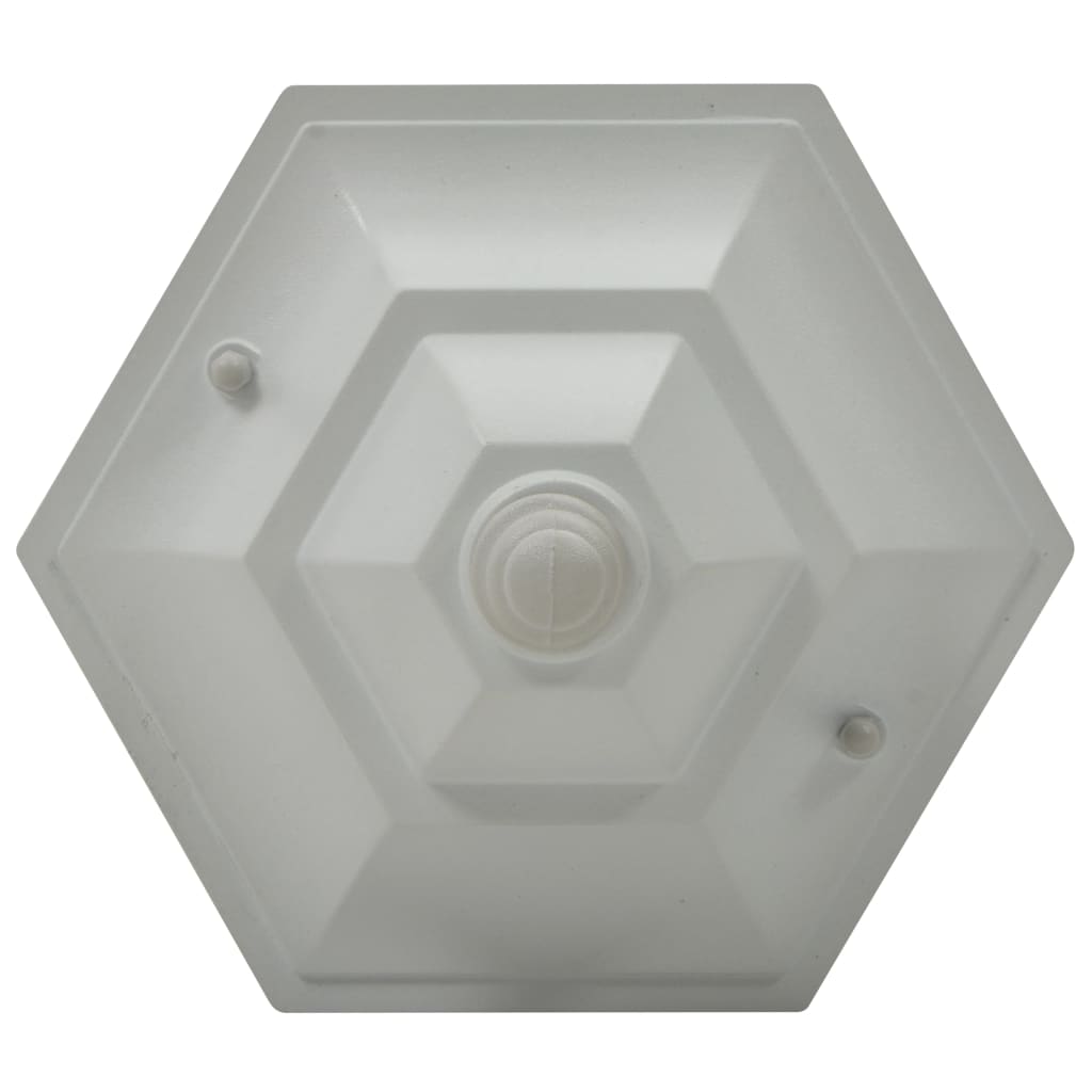 vidaXL 6 db fehér alumínium kerti állólámpa, E27, 110 cm