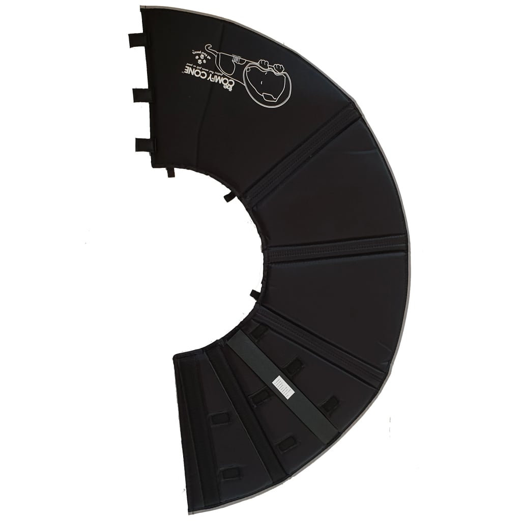 All Four Paws Comfy Cone fekete kisállatgallér XXL-es méret 37,5 cm
