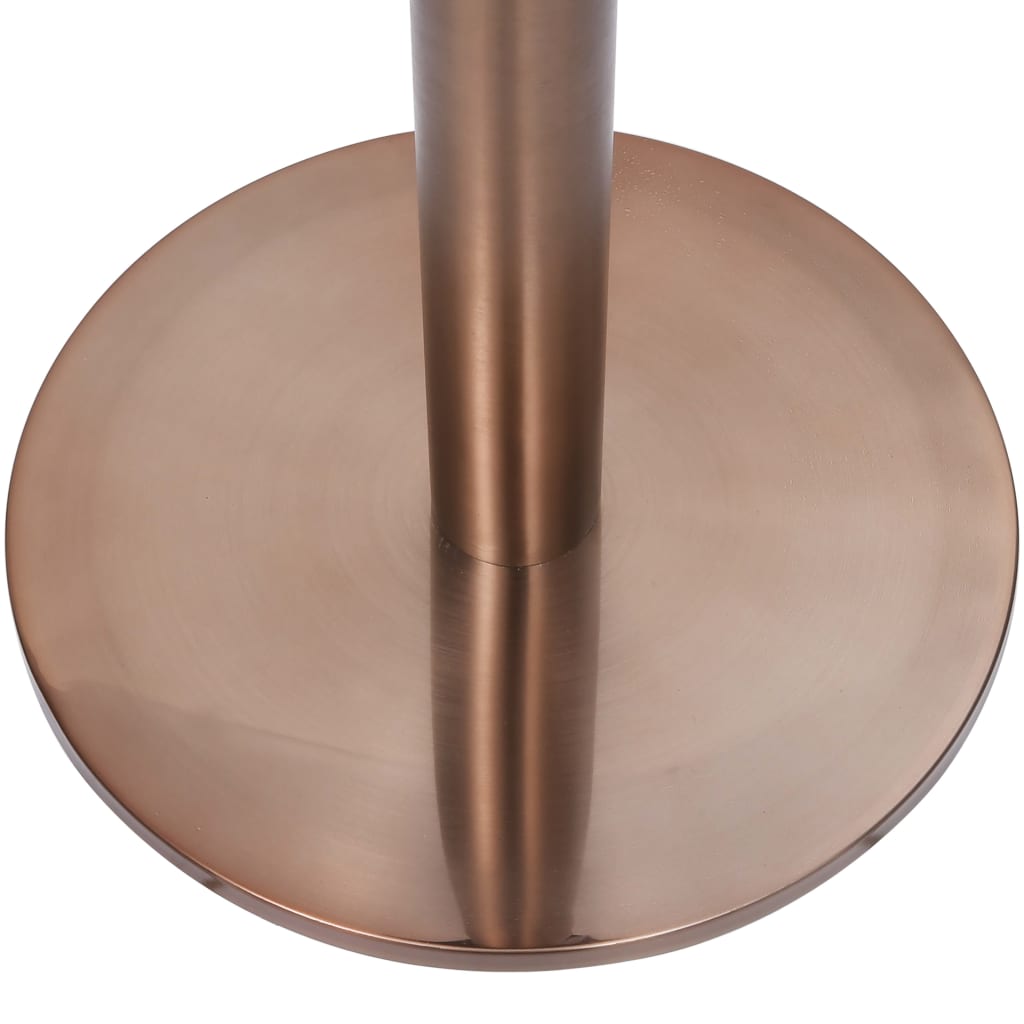 vidaXL aranyszínű rozsdamentes acél bisztróasztalláb Ø45 x 107 cm