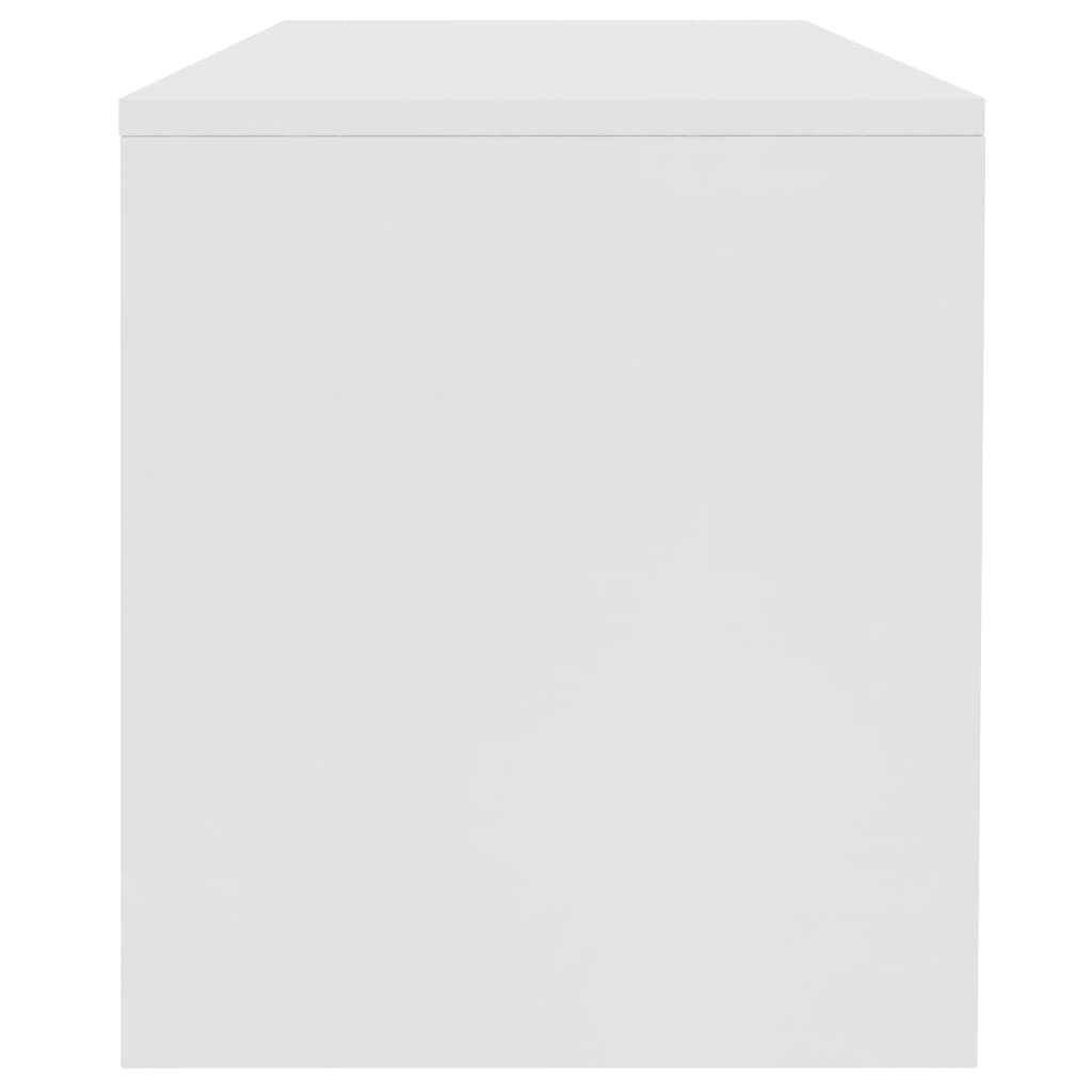 vidaXL fehér forgácslap dohányzóasztal 100 x 40 x 40 cm