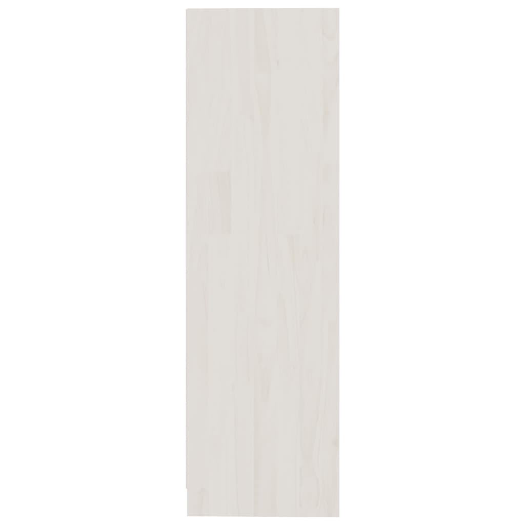 vidaXL fehér tömör fenyőfa könyvszekrény 70 x 33 x 110 cm