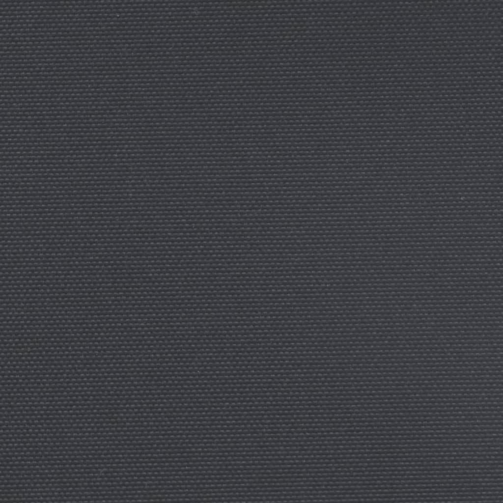 vidaXL fekete behúzható oldalsó napellenző 140 x 500 cm