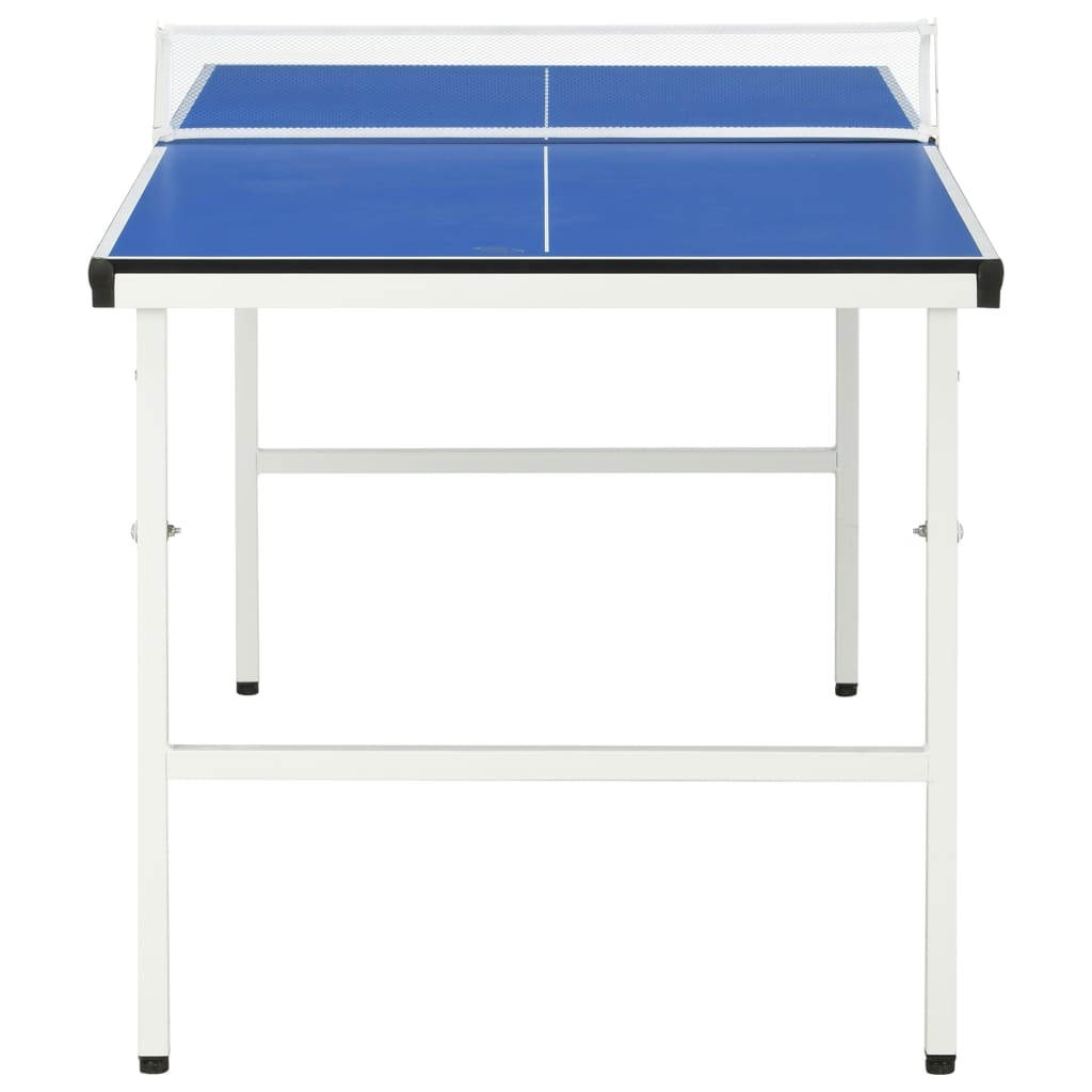 vidaXL kék pingpongasztal hálóval 152 x 76 x 66 cm