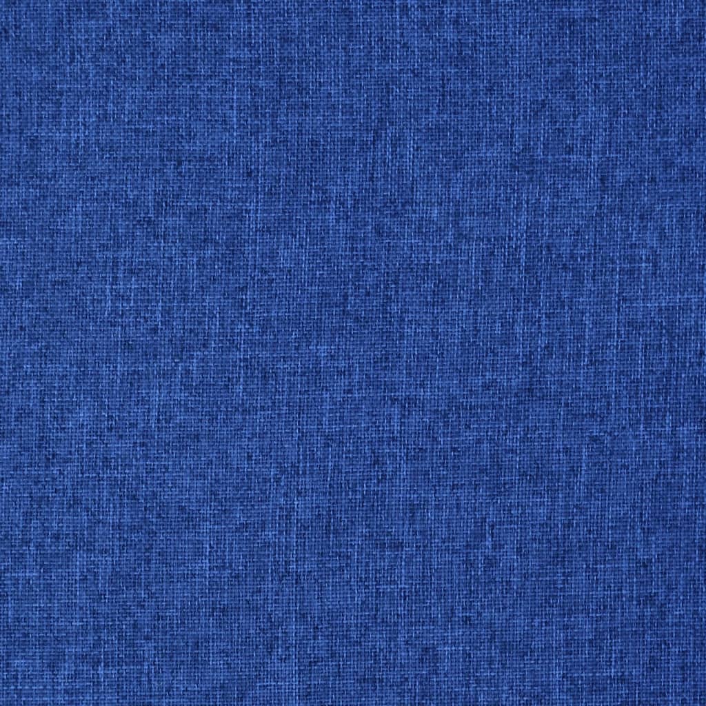 vidaXL kék összecsukható szövet matracszék ágyfunkcióval