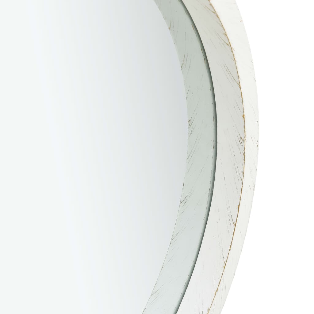 vidaXL fehér fali tükör pánttal 60 cm