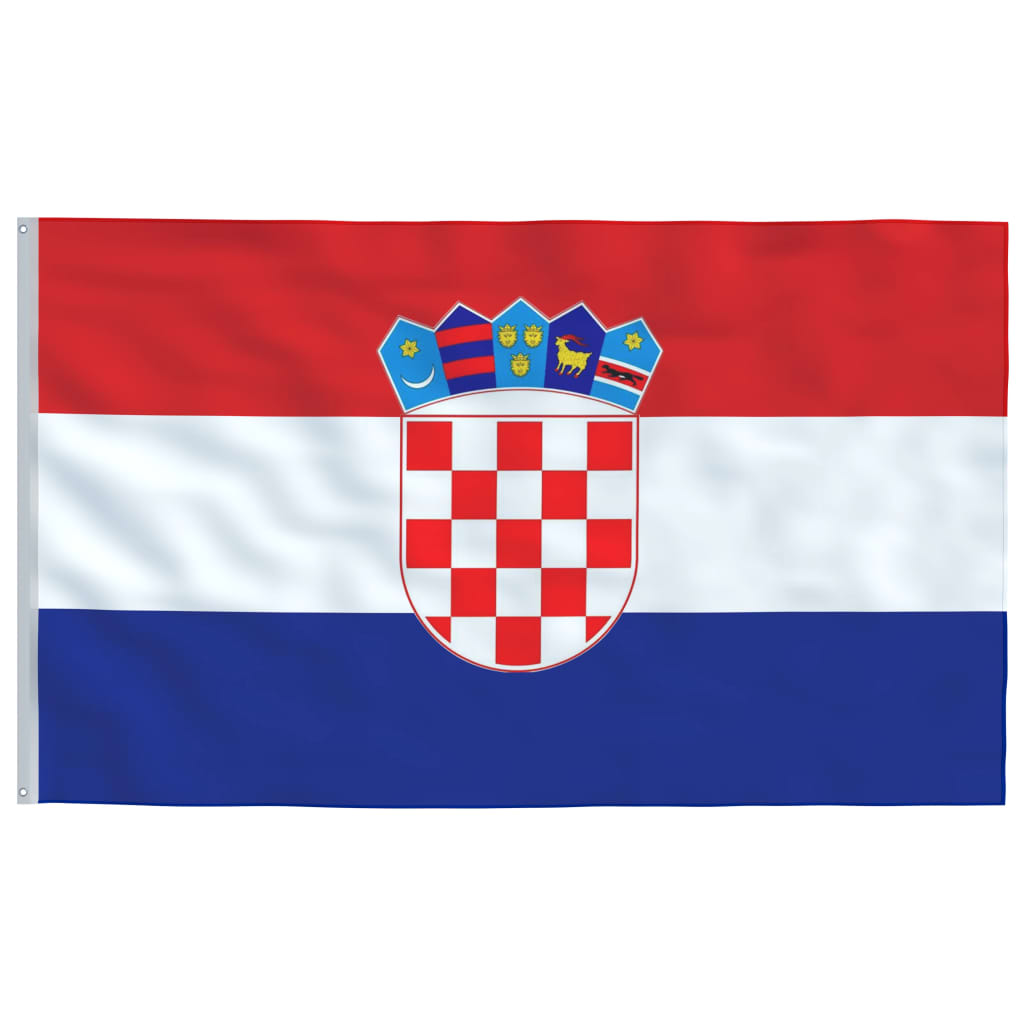 vidaXL horvát zászló 90 x 150 cm