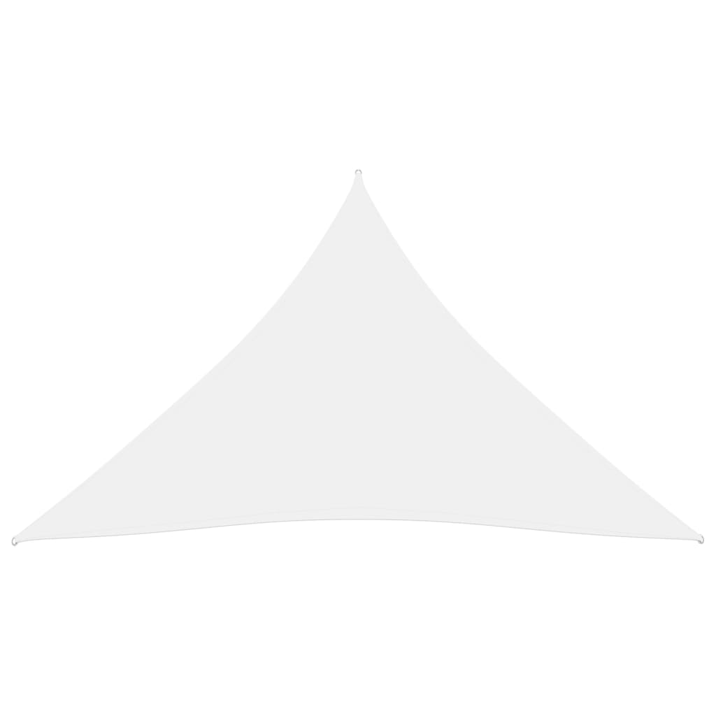 vidaXL fehér háromszögű oxford-szövet napvitorla 3 x 4 x 4 m