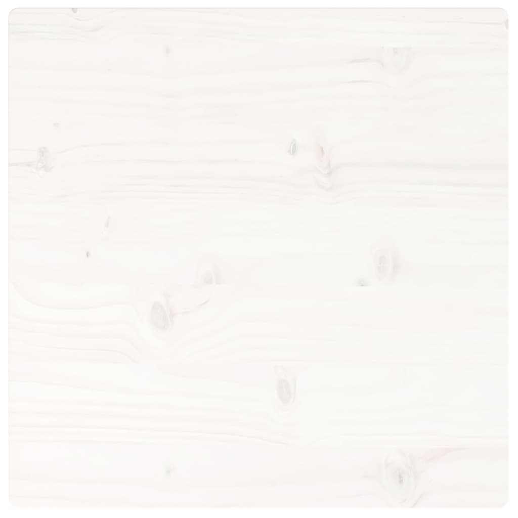 vidaXL fehér tömör fenyőfa ovális asztallap 40x40x2,5 cm