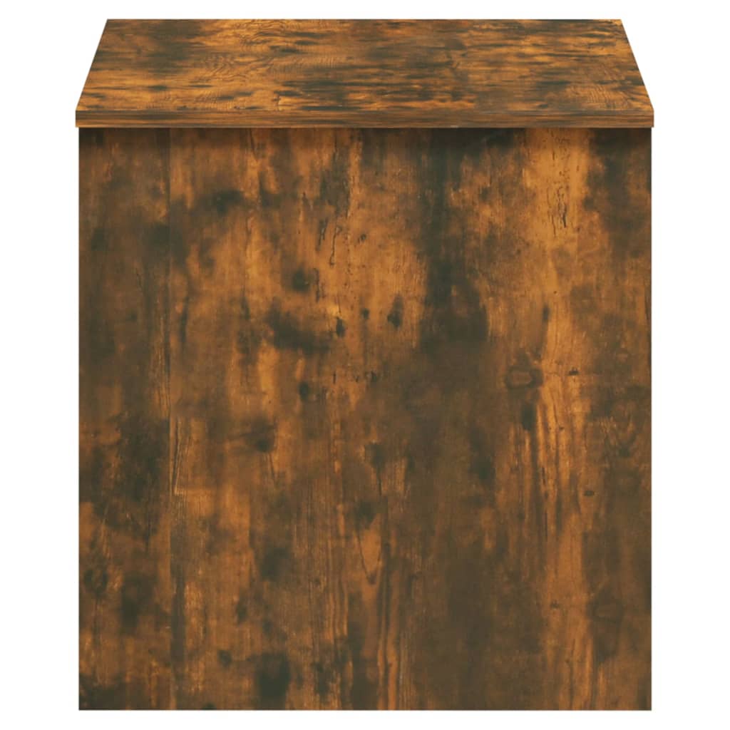 vidaXL füstös tölgyszínű szerelt fa dohányzóasztal 102x50,5x52,5 cm