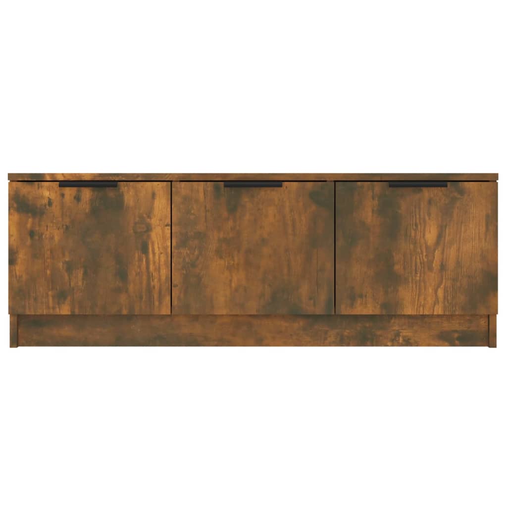 vidaXL füstös tölgyszínű szerelt fa TV-szekrény 102 x 35 x 36,5 cm