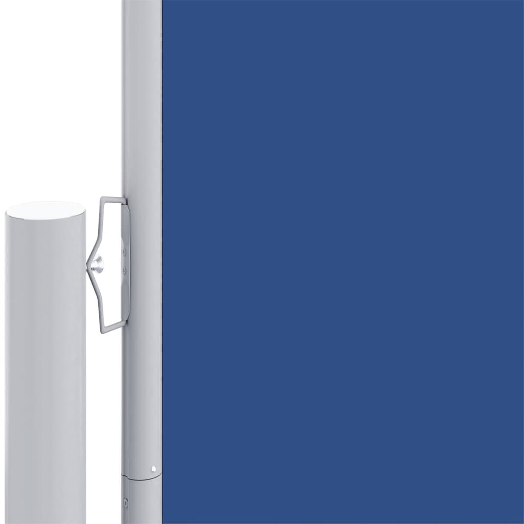 vidaXL kék behúzható oldalsó napellenző 180 x 1200 cm