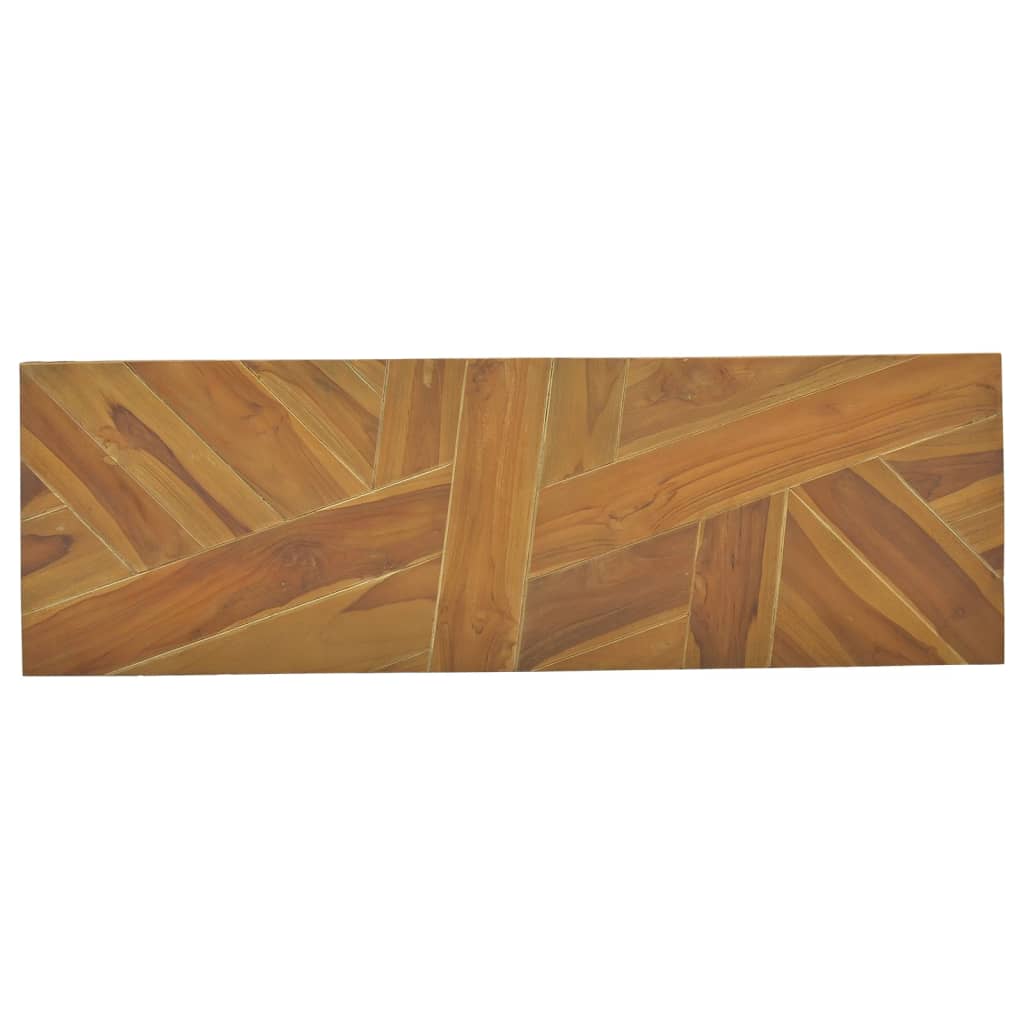 vidaXL tömör tíkfa tálalóasztal 110 x 35 x 75 cm