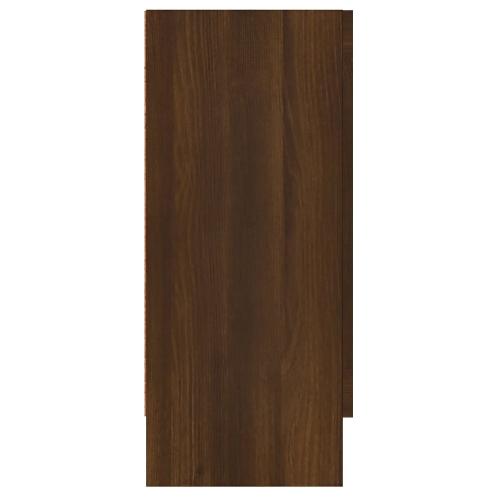 vidaXL barna tölgy színű szerelt fa tálalószekrény 120 x 30,5 x 70 cm