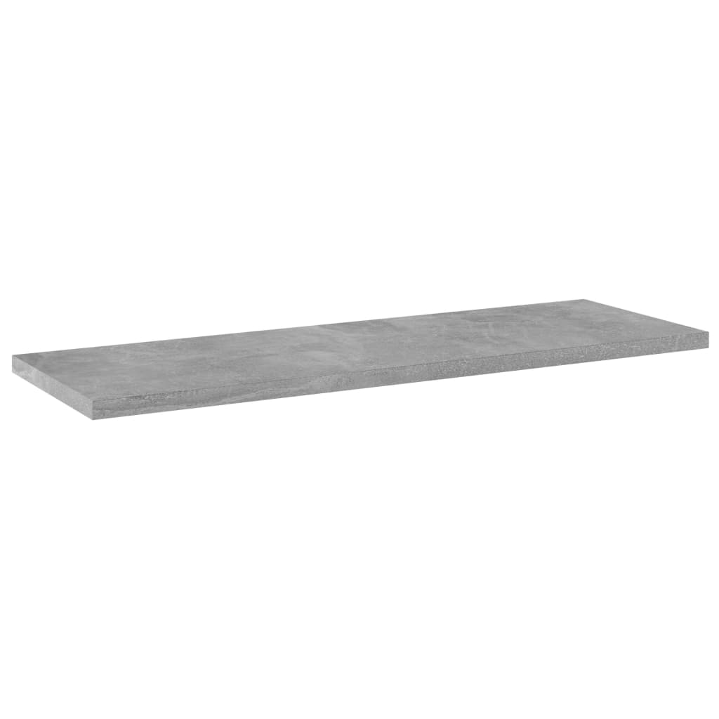 vidaXL 4 db betonszürke forgácslap könyvespolc 60 x 20 x 1,5 cm
