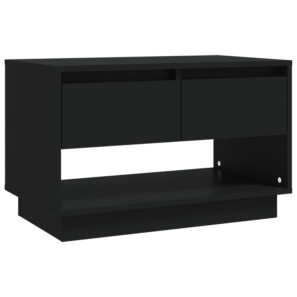 vidaXL fekete forgácslap TV-szekrény 70 x 41 x 44 cm