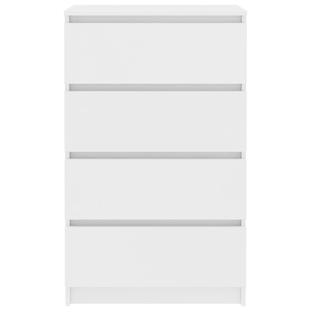 vidaXL fehér forgácslap tálalószekrény 60 x 35 x 98,5 cm