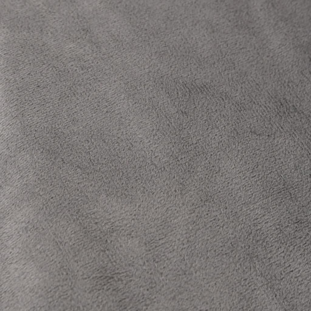 vidaXL szürke szövet súlyozott takaró huzattal 200 x 200 cm 13 kg
