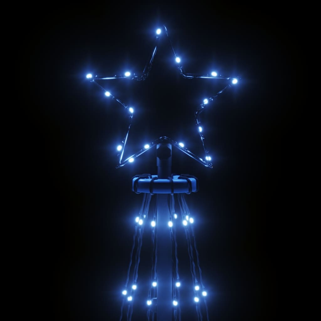 vidaXL kúp alakú karácsonyfa 1134 kék LED-del 230 x 800 cm