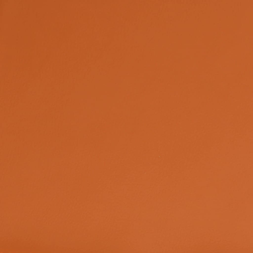 vidaXL fekete-narancssárga szövet és műbőr lábzsámoly 45x29,5x39 cm
