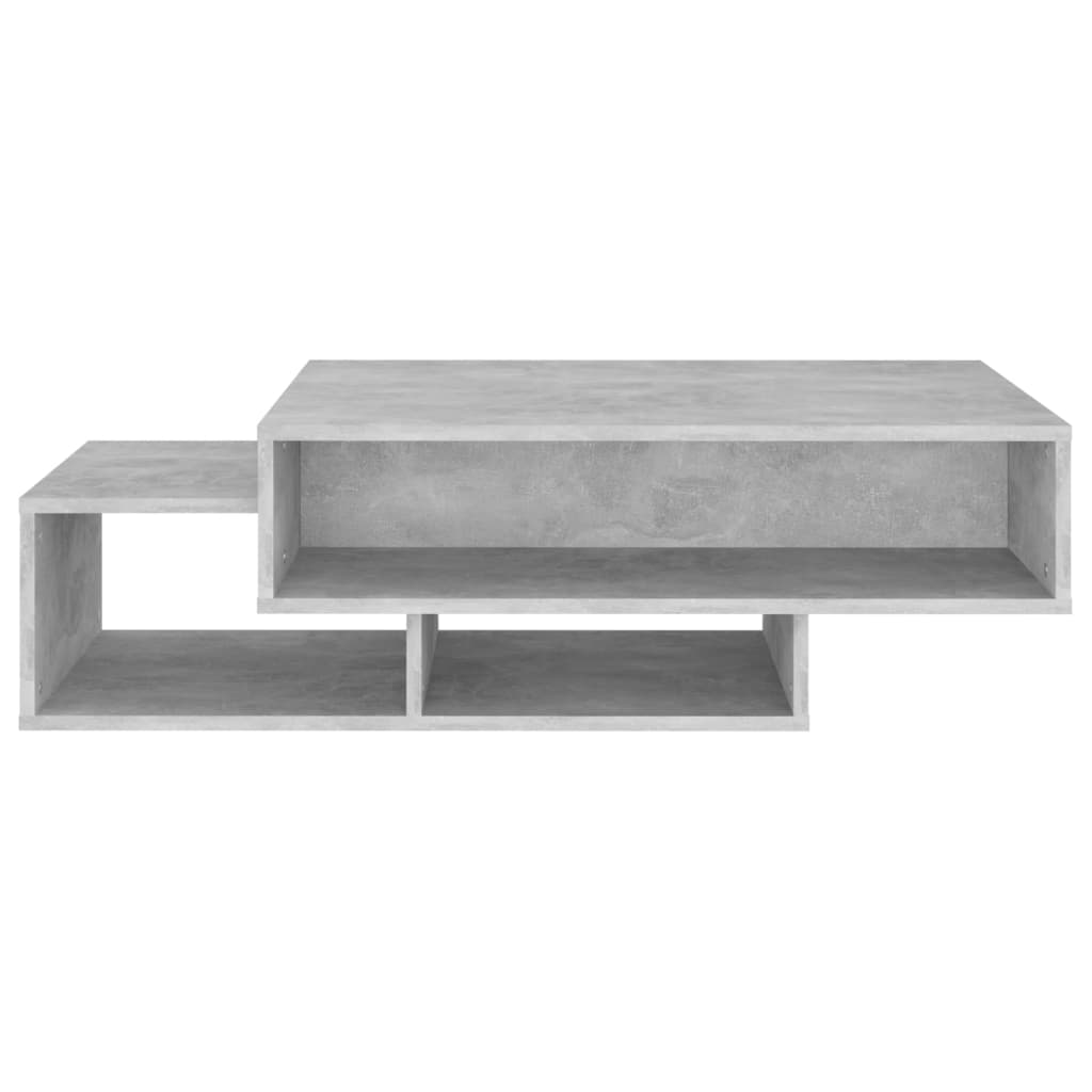 vidaXL betonszürke forgácslap dohányzóasztal 105 x 55 x 32 cm