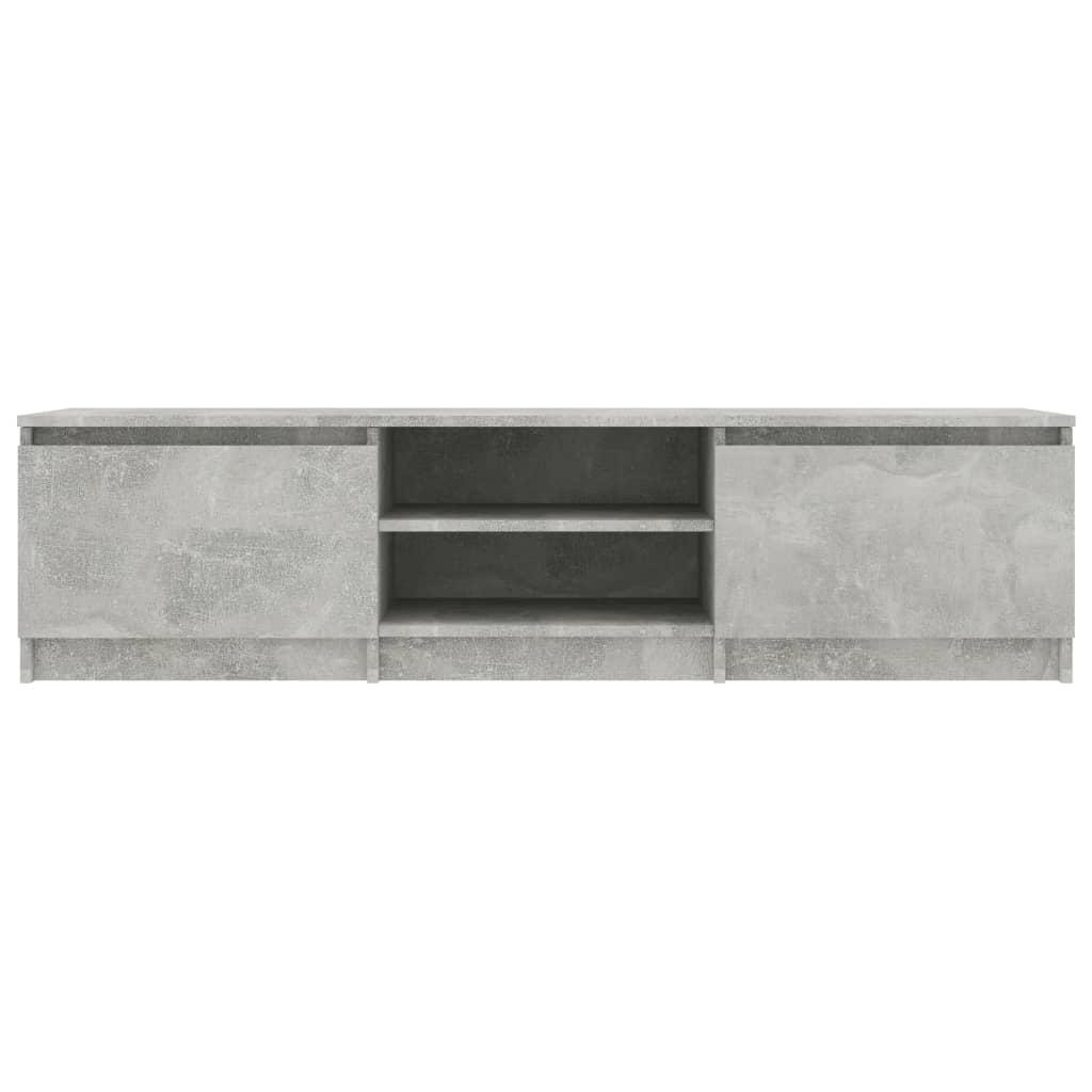 vidaXL betonszürke forgácslap TV-szekrény 140 x 40 x 35,5 cm