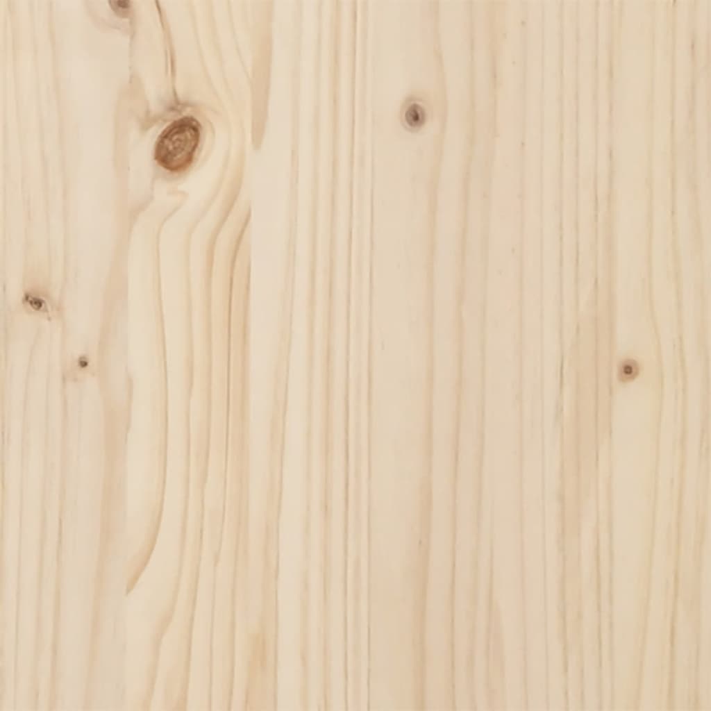 vidaXL tömör fenyőfa kerti lábzsámoly 62 x 63,5 x 53,5 cm