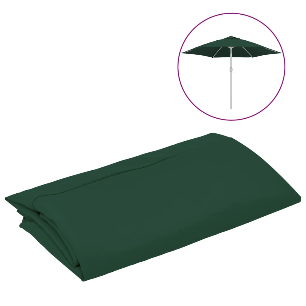 vidaXL zöld kültéri napernyőponyva 300 cm
