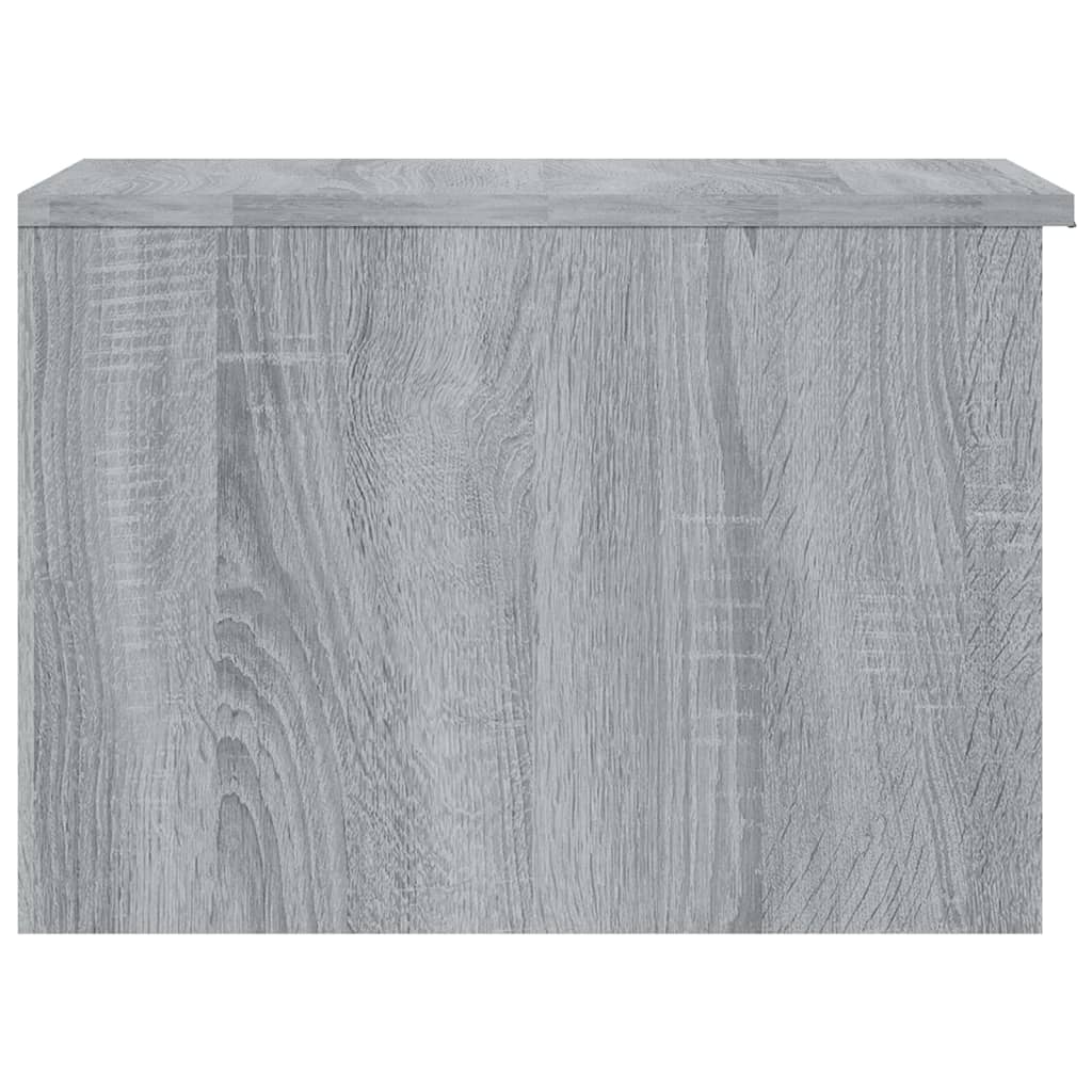vidaXL szürke sonoma színű szerelt fa dohányzóasztal 50 x 50 x 36 cm
