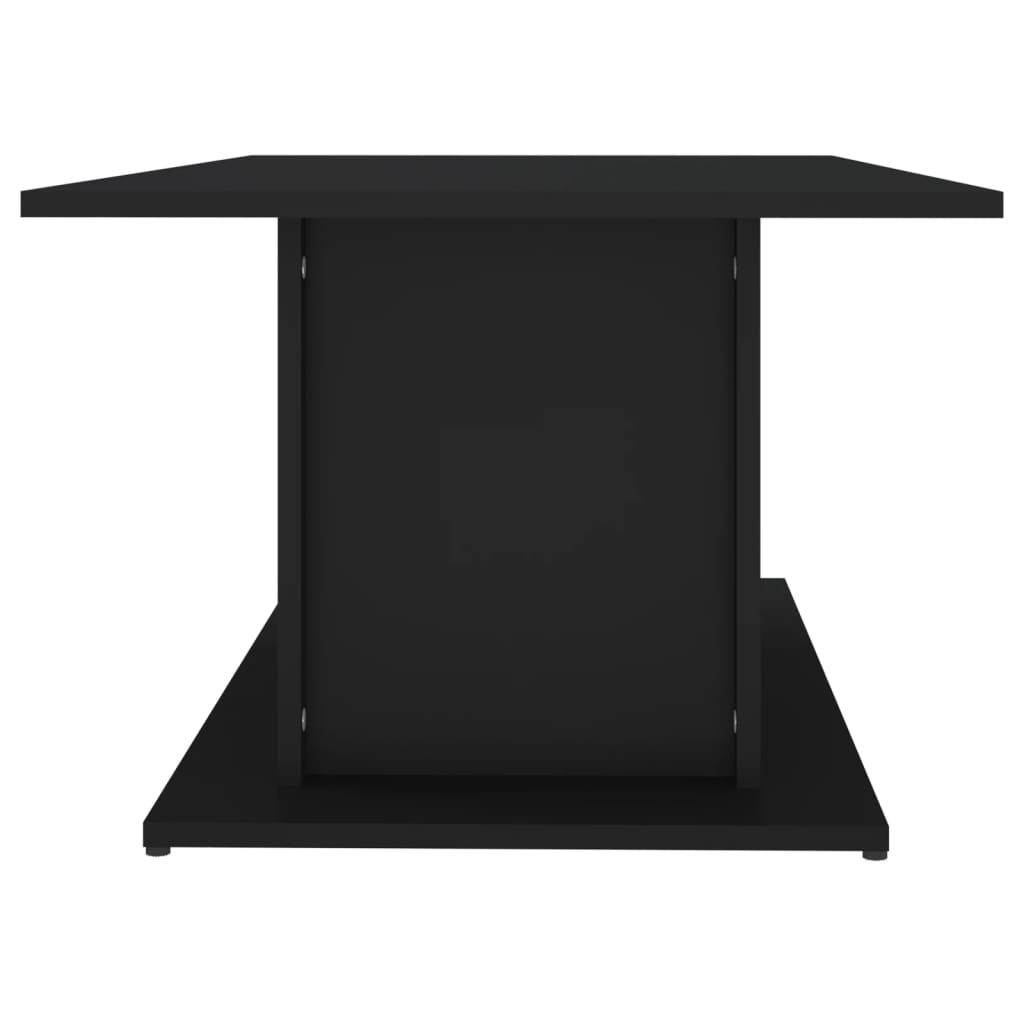 vidaXL fekete forgácslap dohányzóasztal 102 x 55,5 x 40 cm