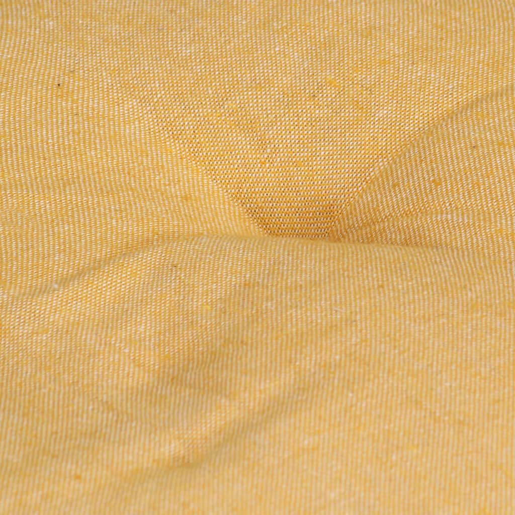 vidaXL sárga raklapkanapé-párna 73 x 40 x 7 cm