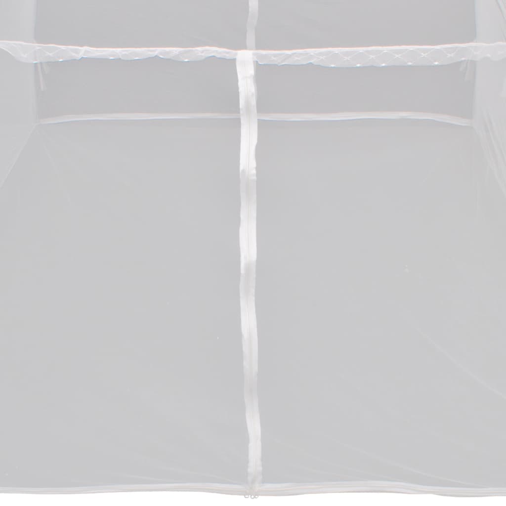 vidaXL fehér üvegszálas kempingsátor 200 x 120 x 130 cm