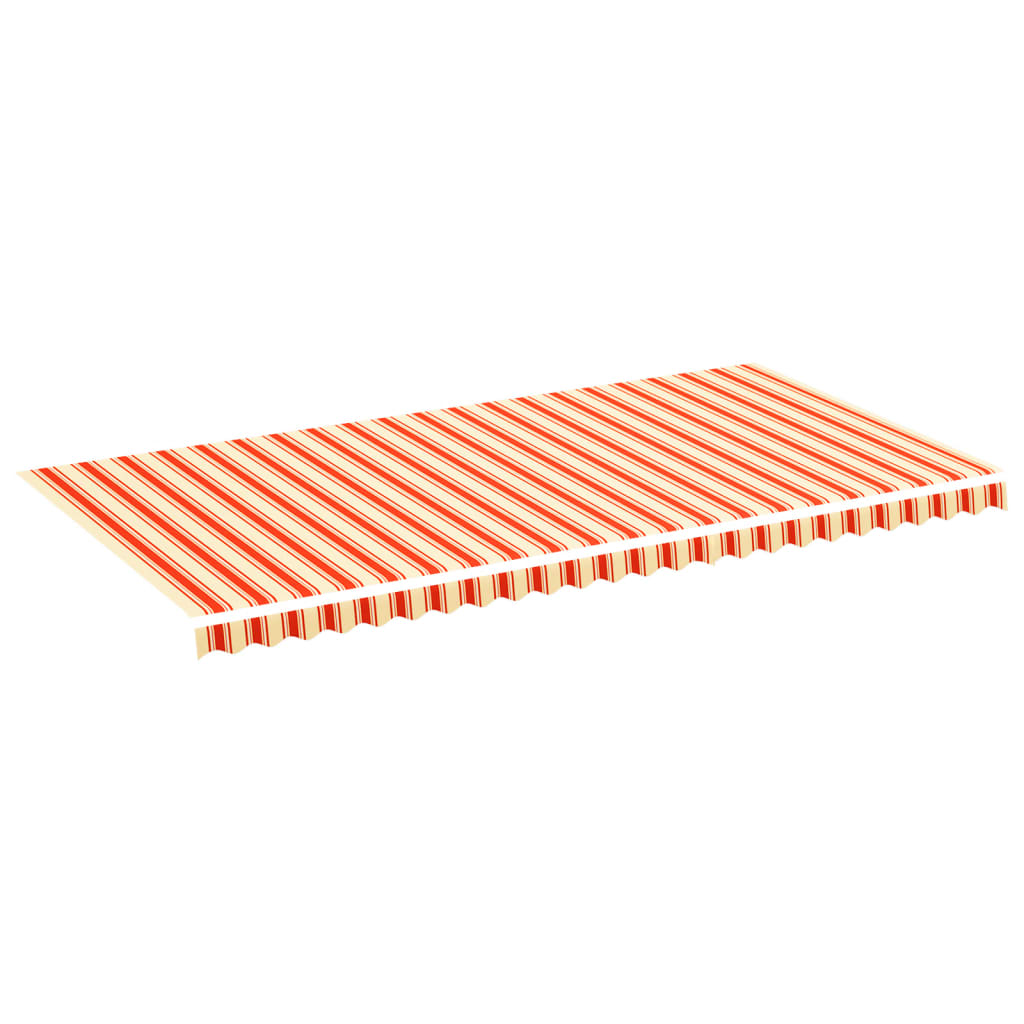 vidaXL sárga és narancssárga csere napellenző ponyva 6 x 3 m