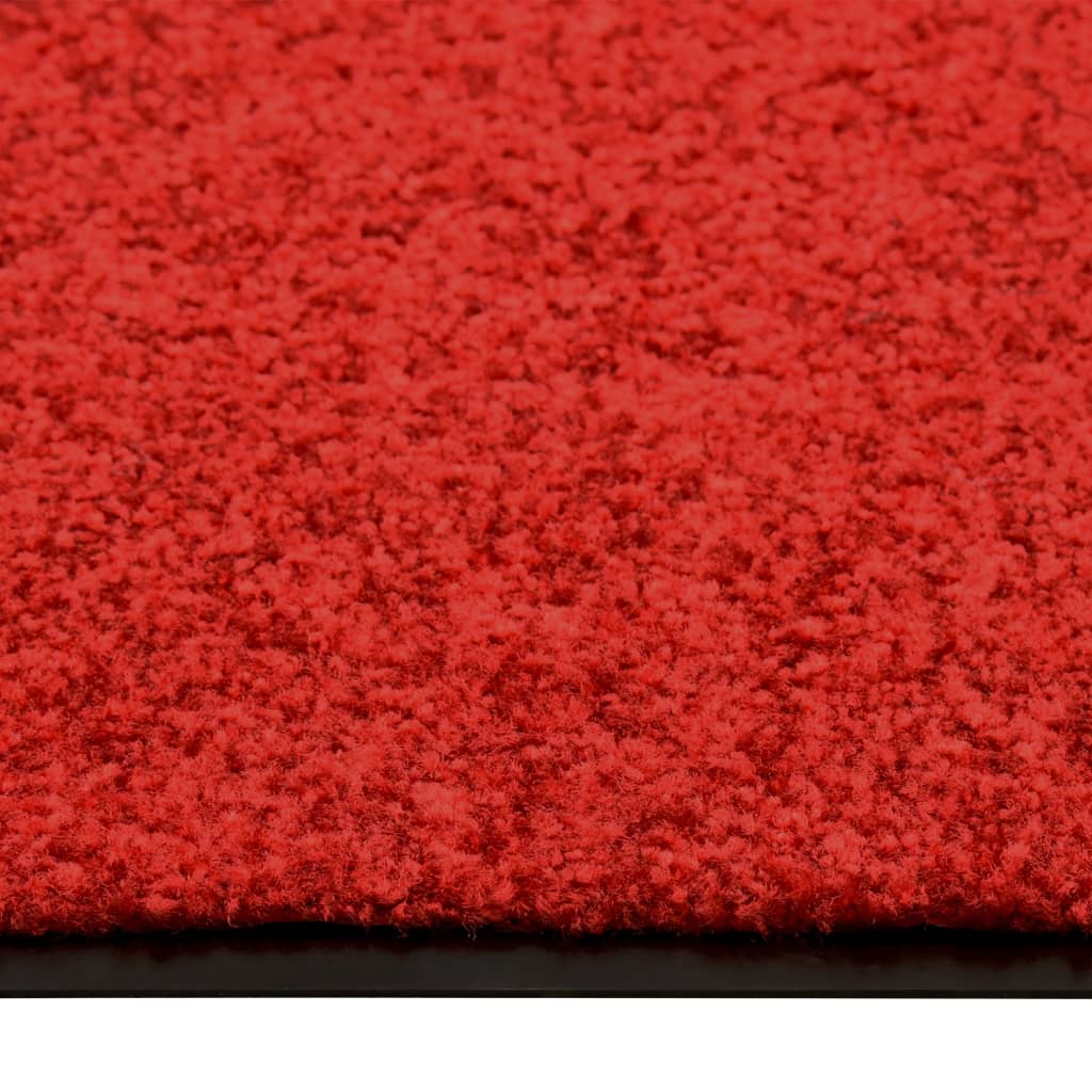 vidaXL piros kimosható lábtörlő 40 x 60 cm