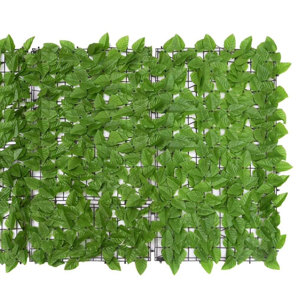 vidaXL zöld leveles erkélyparaván 500 x 100 cm