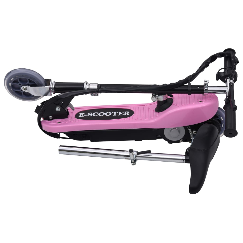 vidaXL rózsaszín elektromos roller üléssel 120 W