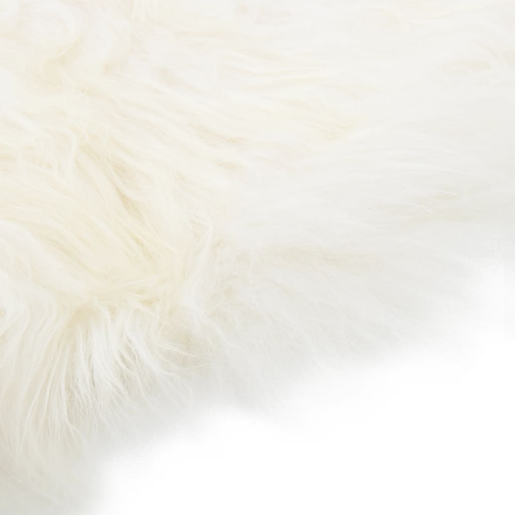 vidaXL krémszínű izlandi báránybőr székhuzat 70 x 110 cm
