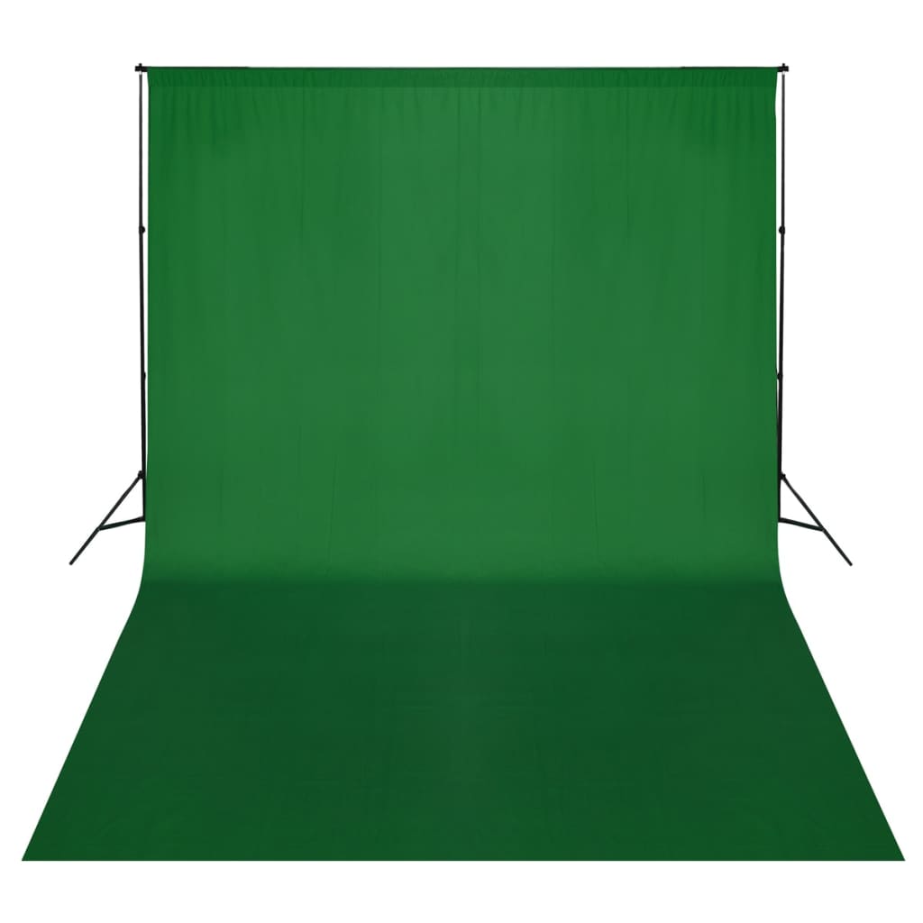 vidaXL zöld háttértartó állványrendszer 500 x 300 cm
