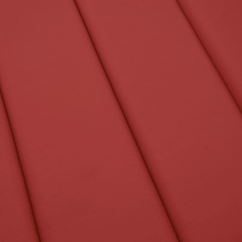 vidaXL piros oxford szövet napozóágy párna 200 x 50 x 3 cm