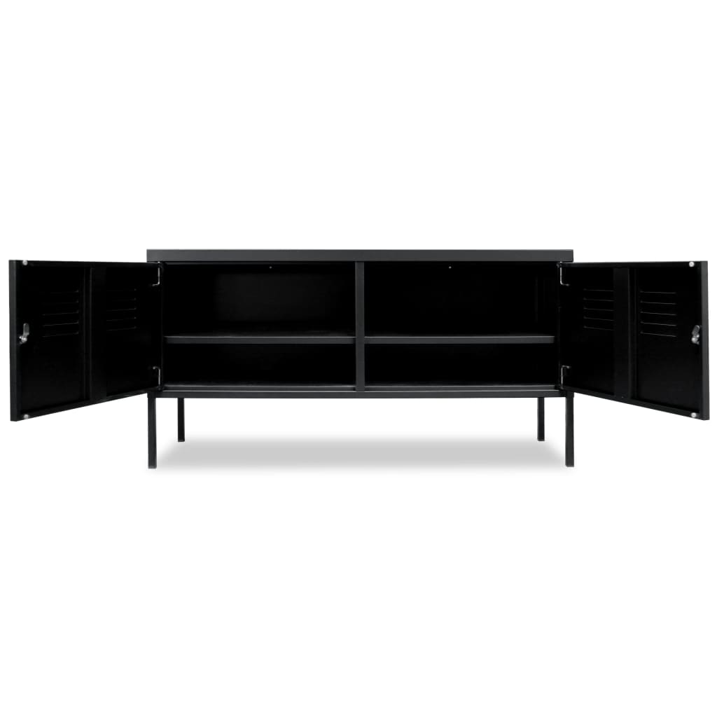 vidaXL fekete TV szekrény 118 x 40 x 60 cm