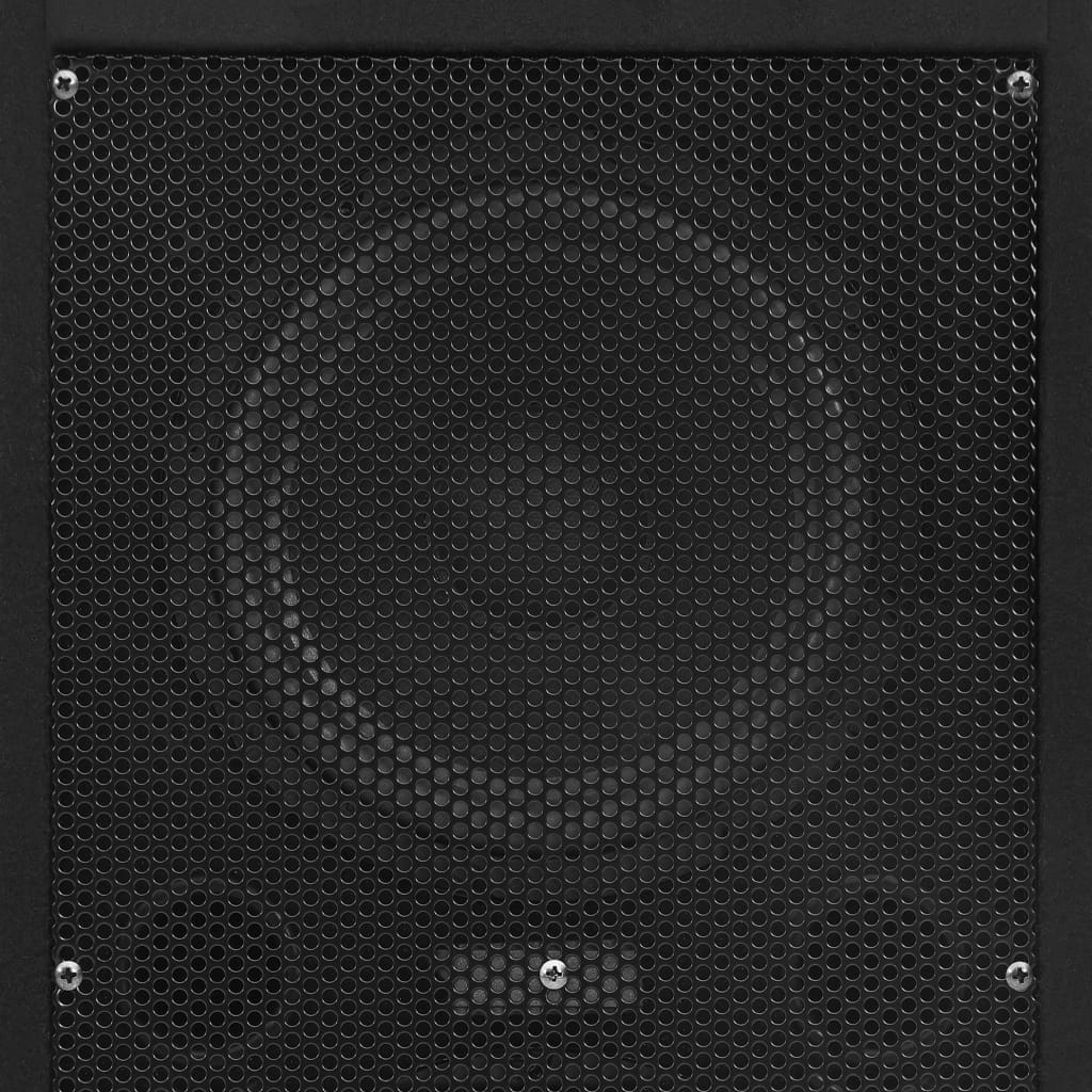 vidaXL 2 db professzionális fekete passzív hifi színpadi hangfal 1000W